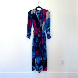 Leifsdottir patterned chiffon dress
